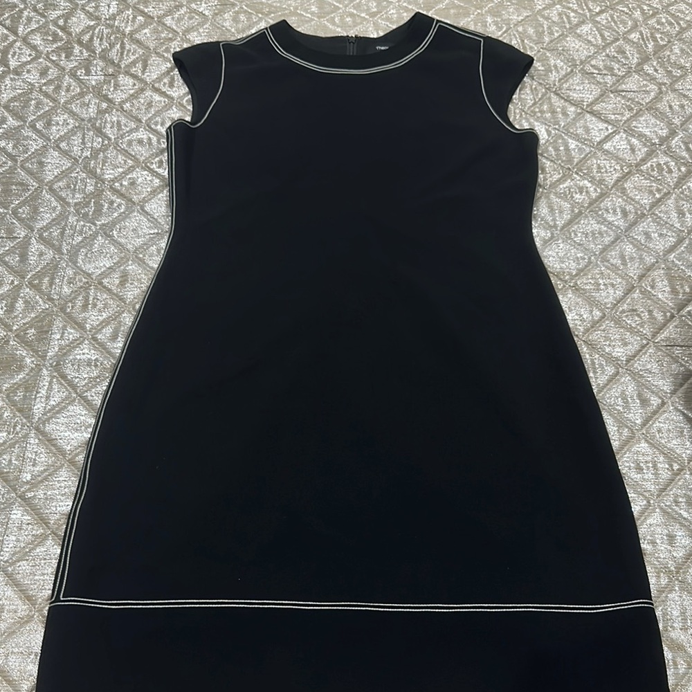 Theory Embroided Shift Dress